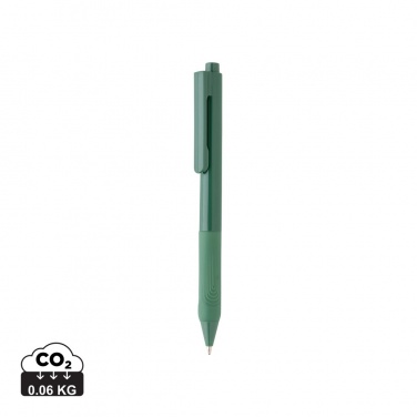 Logo trade promotional giveaways image of: X9 solid pen with silicone grip