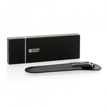 Logotrade corporate gifts photo of: Swiss Peak deluxe pen set in PU pouch