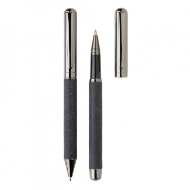 Logotrade promotional product image of: Recycled leather pen set
