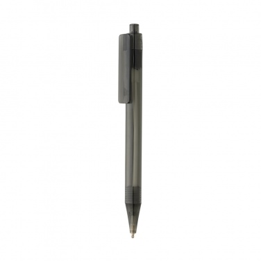 Logo trade promotional gifts image of: GRS RPET X8 transparent pen