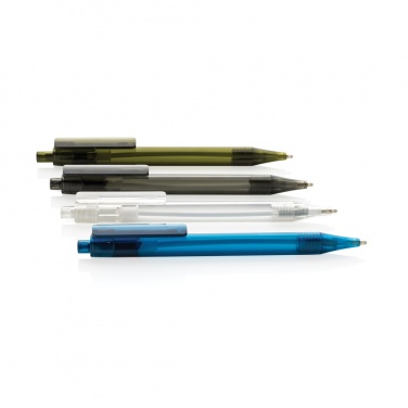 Logotrade business gifts photo of: GRS RPET X8 transparent pen