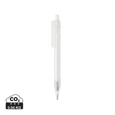 Logotrade promotional merchandise picture of: GRS RPET X8 transparent pen