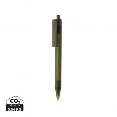 Logotrade promotional giveaways photo of: GRS RPET X8 transparent pen