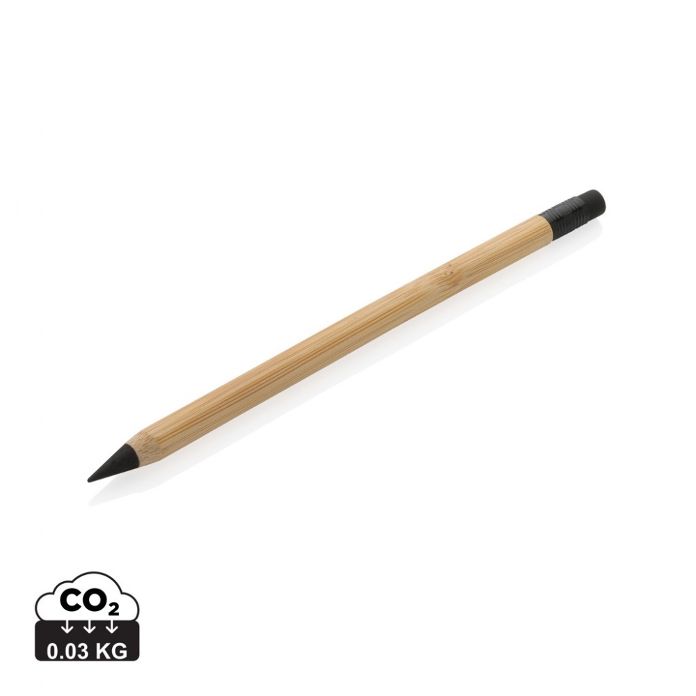 Logotrade promotional product image of: Bamboo infinity pencil with eraser