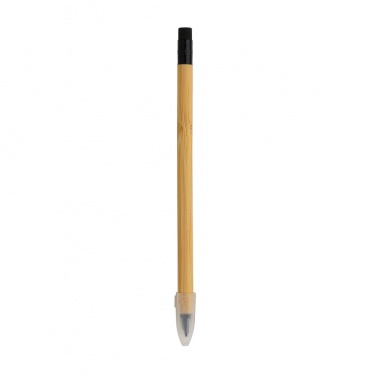 Logo trade promotional giveaways picture of: Bamboo infinity pencil with eraser