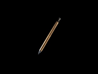 Logo trade promotional items image of: Bamboo infinity pencil with eraser