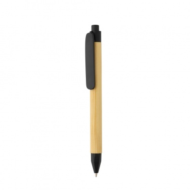 Logo trade promotional giveaway photo of: Write responsible recycled paper barrel pen