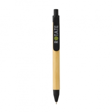 Logo trade promotional gifts picture of: Write responsible recycled paper barrel pen
