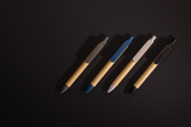 Logo trade business gift photo of: Write responsible recycled paper barrel pen