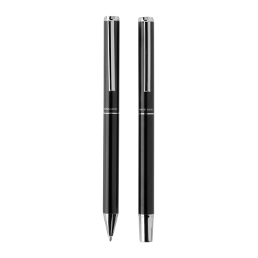 Logotrade promotional product image of: Swiss Peak Cedar RCS certified recycled aluminum pen set