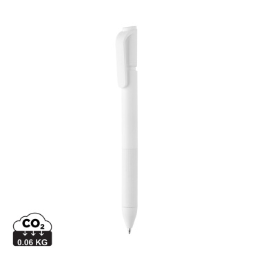 Logo trade promotional giveaways image of: TwistLock GRS certified recycled ABS pen