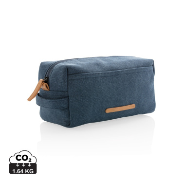Logotrade promotional giveaways photo of: Canvas toiletry bag PVC free