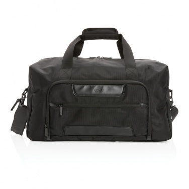 Logo trade promotional giveaways image of: Swiss Peak AWARE™ RPET Voyager weekend bag