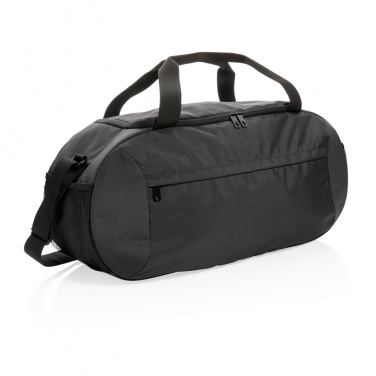 Logo trade promotional giveaways picture of: Impact AWARE™ RPET modern sports duffel