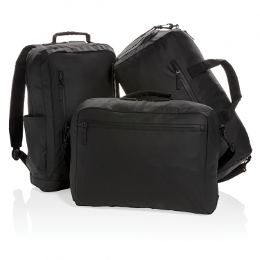 Logo trade promotional item photo of: Fashion black weekend bag PVC free