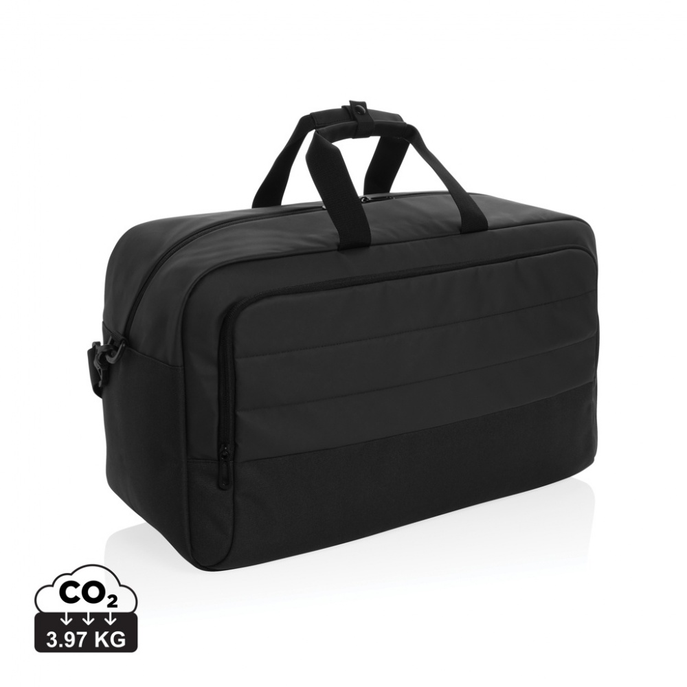 Logo trade promotional item photo of: Armond AWARE™ RPET weekend duffel bag