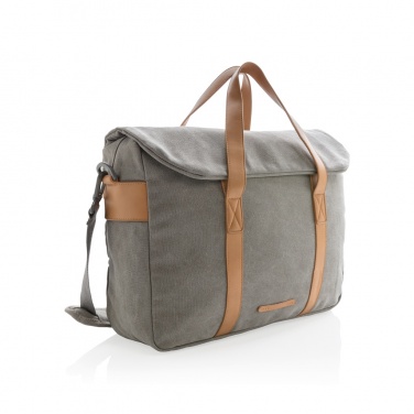 Logotrade promotional merchandise image of: Canvas laptop bag PVC free
