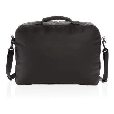 Logotrade promotional product picture of: Fashion black 15.6" laptop bag PVC free