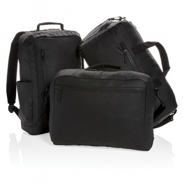 Logo trade corporate gift photo of: Fashion black 15.6" laptop bag PVC free