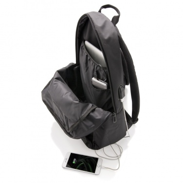 Logotrade promotional item picture of: Power USB laptop backpack