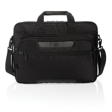 Logotrade business gift image of: Swiss Peak RPET Voyager RFID 15.6" laptop bag