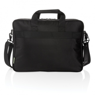 Logo trade promotional gifts image of: Swiss Peak RPET Voyager RFID 15.6" laptop bag