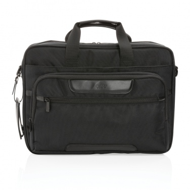 Logotrade advertising product image of: Swiss Peak AWARE™ RPET Voyager 15.6" laptop bag
