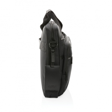 Logotrade promotional product image of: Swiss Peak AWARE™ RPET Voyager 15.6" laptop bag