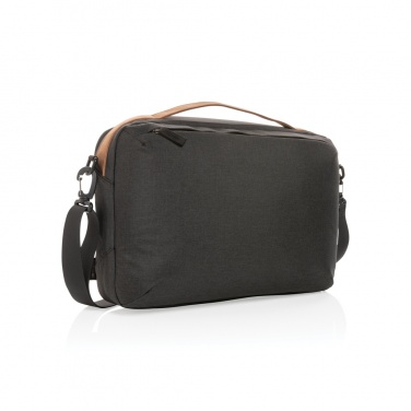 Logo trade promotional merchandise photo of: Impact AWARE™ 300D two tone deluxe 15.6" laptop bag