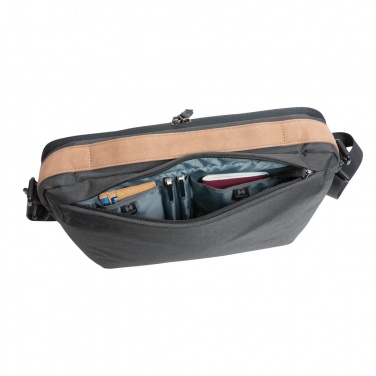 Logo trade promotional giveaways image of: Impact AWARE™ 300D two tone deluxe 15.6" laptop bag