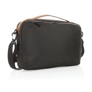 Logo trade advertising product photo of: Impact AWARE™ 300D two tone deluxe 15.6" laptop bag