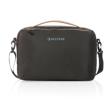 Logo trade promotional giveaways image of: Impact AWARE™ 300D two tone deluxe 15.6" laptop bag