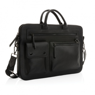 Logo trade advertising products image of: Swiss Peak GRS recycled PU 14 inch laptop bag