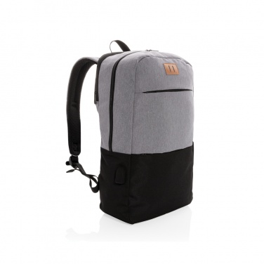 Logotrade promotional product picture of: Modern 15.6" USB & RFID laptop backpack PVC free