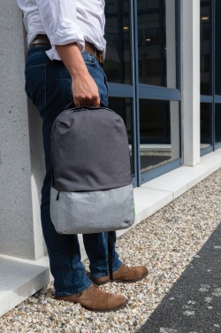 Logo trade promotional merchandise photo of: Duo colour RPET 15.6" RFID laptop backpack PVC free
