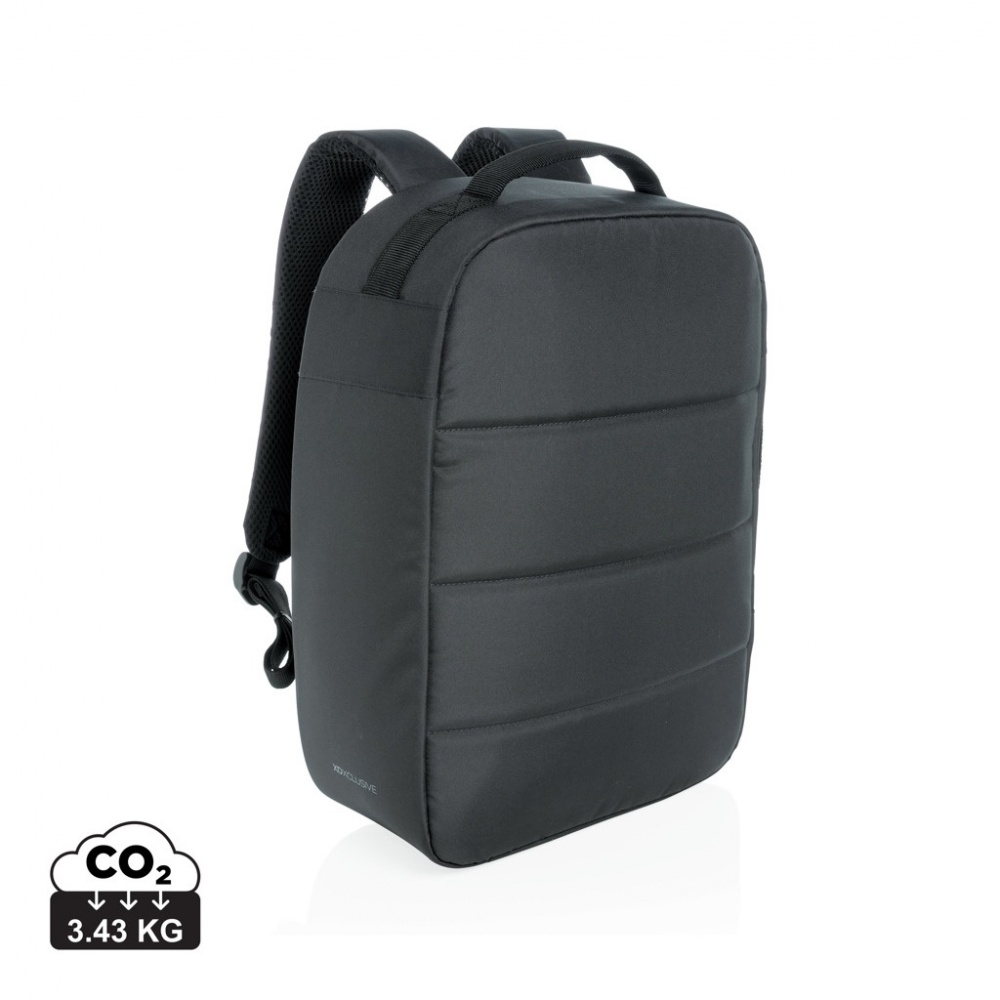 Logo trade business gift photo of: Impact AWARE™ RPET anti-theft 15.6" laptop backpack