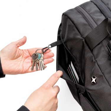 Logo trade promotional giveaways picture of: Swiss Peak RFID duffle with suitcase opening