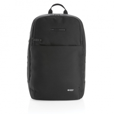 Logo trade promotional merchandise picture of: Swiss Peak laptop backpack with UV-C steriliser pocket