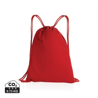 Logo trade promotional items picture of: Impact AWARE™ recycled cotton drawstring backpack 145g