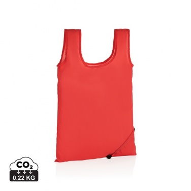 Logo trade corporate gift photo of: Impact AWARE™ RPET 190T foldable shopper