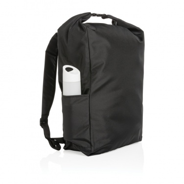 Logotrade promotional item picture of: Impact AWARE™ RPET lightweight rolltop backpack