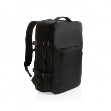 Logotrade promotional item picture of: Swiss Peak AWARE™ RPET 15.6' expandable weekend backpack