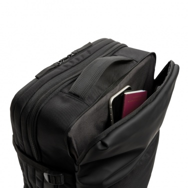 Logo trade corporate gifts picture of: Swiss Peak AWARE™ RPET 15.6' expandable weekend backpack