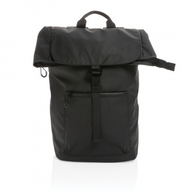 Logo trade promotional products image of: Impact AWARE™ RPET water resistant 15.6" laptop backpack