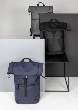 Logo trade advertising products image of: Impact AWARE™ RPET water resistant 15.6" laptop backpack