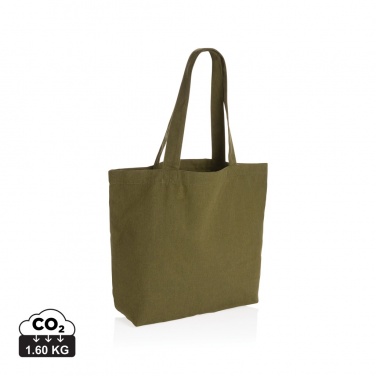 Logotrade corporate gift picture of: Impact Aware™ 240 gsm rcanvas shopper w/pocket undyed