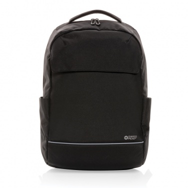 Logo trade corporate gift photo of: Swiss Peak Brooke AWARE™ RPET daily 15.6" laptop backpack