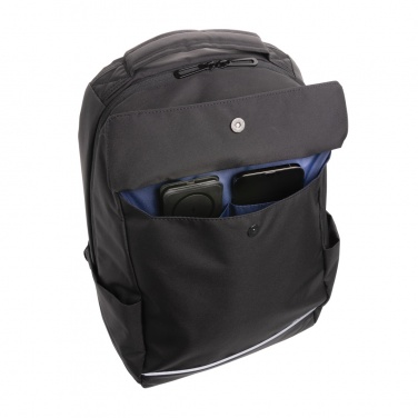 Logo trade promotional gift photo of: Swiss Peak Brooke AWARE™ RPET daily 15.6" laptop backpack