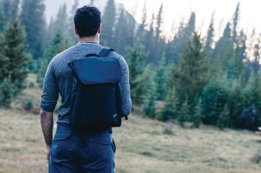 Logo trade promotional products image of: Swiss Peak Fern AWARE™ RPET all over zipper 15.6" backpack