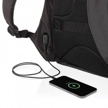 Logo trade promotional giveaways image of: Swiss Peak AWARE™ anti-theft 15.6" laptop backpack